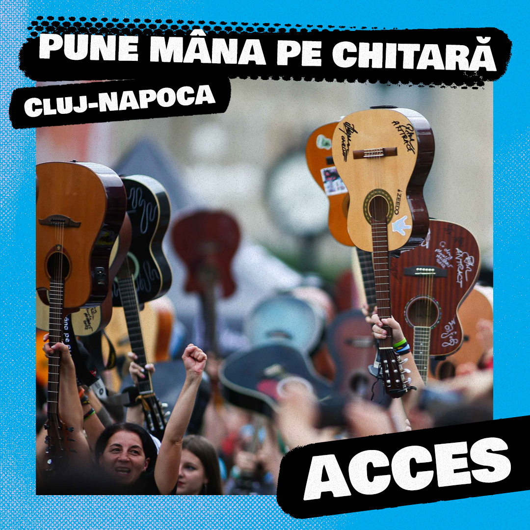 Acces chitariști și public larg la Pune Mâna pe Chitară Cluj